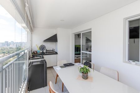 Varanda da Sala de apartamento para alugar com 2 quartos, 80m² em Santo Amaro, São Paulo