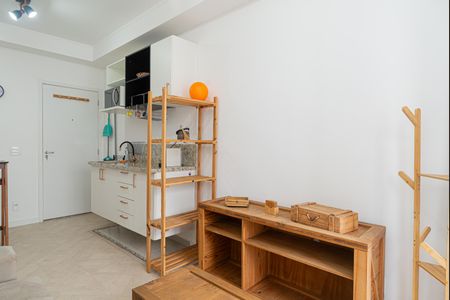 Sala - Cozinha de apartamento para alugar com 1 quarto, 33m² em Bela Vista, São Paulo