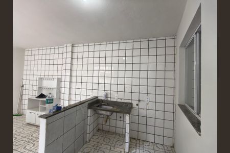 Cozinha de casa para alugar com 1 quarto, 30m² em Curicica, Rio de Janeiro