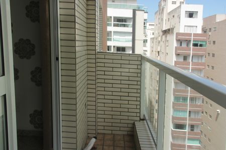 Varanda da Sala de apartamento para alugar com 1 quarto, 88m² em Gonzaga, Santos