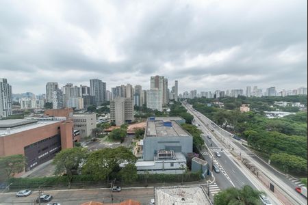 Sala - Vista de apartamento para alugar com 2 quartos, 84m² em Santo Amaro, São Paulo