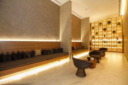 Apartamento à venda com 83m², 1 quarto e 1 vagaHall Social