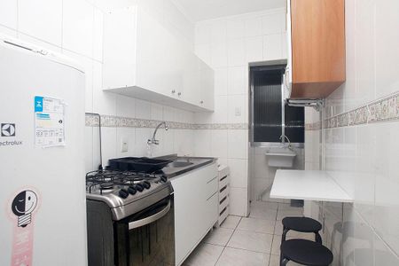 Cozinha + Área de Serviço de apartamento para alugar com 1 quarto, 50m² em Petrópolis, Porto Alegre