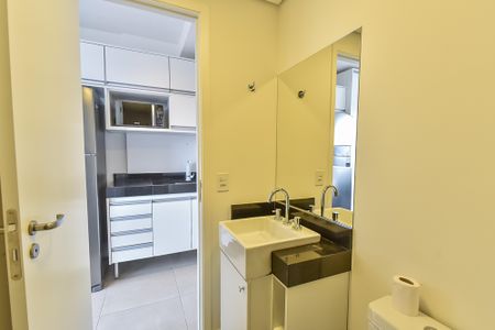 Banheiro Social de kitnet/studio para alugar com 1 quarto, 20m² em Vila Mariana, São Paulo