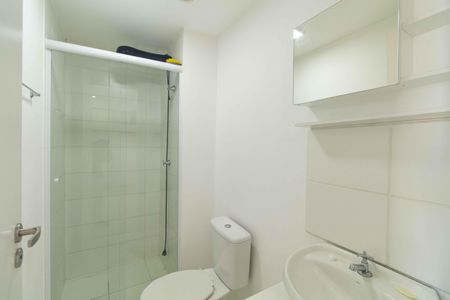 Banheiro da Suíte de apartamento à venda com 1 quarto, 31m² em Vila Monumento, São Paulo