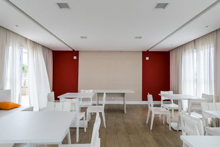 Apartamento para alugar com 47m², 2 quartos e 1 vagaÁrea comum - Salão de festas 2