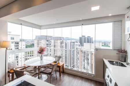 Apartamento à venda com 53m², 1 quarto e 2 vagasVaranda