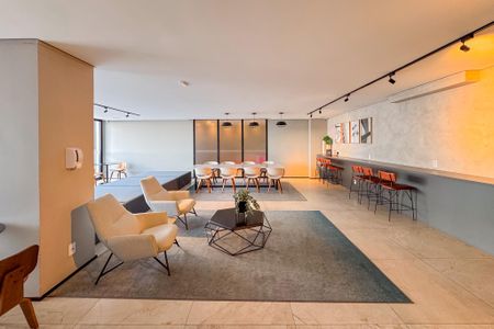 Studio para alugar com 44m², 1 quarto e 1 vaga Studio para alugar com 44m², 1 quarto e 1 vagaSalão de Festas