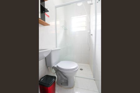 Banheiro da Suíte de kitnet/studio para alugar com 1 quarto, 18m² em Santo Amaro, São Paulo