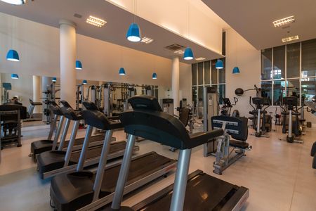 Studio à venda com 55m², 1 quarto e 1 vaga Studio à venda com 55m², 1 quarto e 1 vagaÁrea comum - Academia