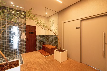 Studio à venda com 55m², 1 quarto e 1 vaga Studio à venda com 55m², 1 quarto e 1 vagaSauna