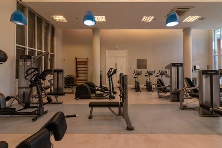 Studio à venda com 55m², 1 quarto e 1 vaga Studio à venda com 55m², 1 quarto e 1 vagaÁrea comum - Academia