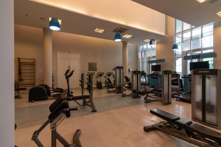 Studio à venda com 55m², 1 quarto e 1 vaga Studio à venda com 55m², 1 quarto e 1 vagaÁrea comum - Academia