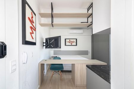 Studio de kitnet/studio para alugar com 1 quarto, 25m² em Indianópolis, São Paulo