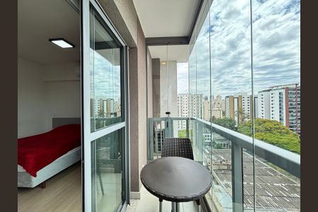 Studio para alugar com 25m², 1 quarto e sem vagaVaranda