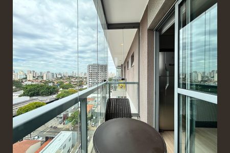 Varanda de kitnet/studio à venda com 1 quarto, 25m² em Indianópolis, São Paulo