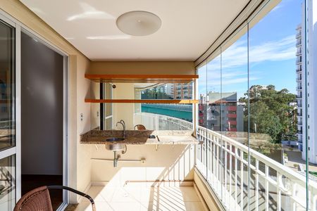 Varanda da Sala de apartamento para alugar com 2 quartos, 90m² em Real Parque, São Paulo