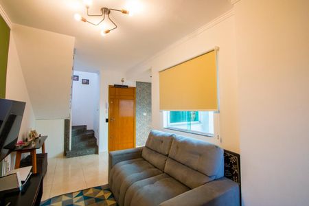 Sala de apartamento para alugar com 2 quartos, 94m² em Jardim Cristiane, Santo André