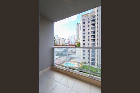 Varanda da Sala de apartamento para alugar com 1 quarto, 41m² em Vila Andrade, São Paulo