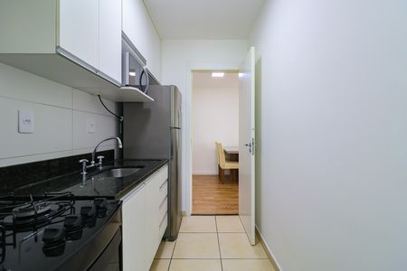 Cozinha de apartamento para alugar com 1 quarto, 41m² em Vila Andrade, São Paulo