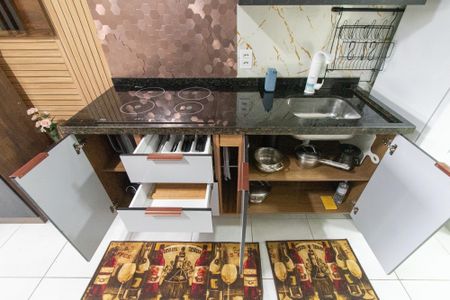 Studio à venda com 30m², 1 quarto e sem vagaCozinha