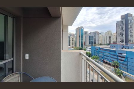 Varanda de apartamento à venda com 1 quarto, 30m² em Vila Nova Conceição, São Paulo