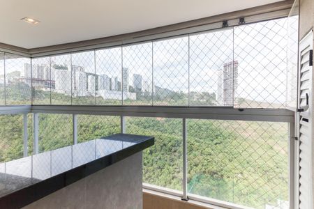 Varanda da Sala de apartamento à venda com 3 quartos, 86m² em Vila da Serra, Nova Lima