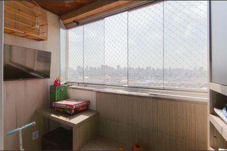 Varanda da Sala de apartamento à venda com 2 quartos, 64m² em Ipiranga, São Paulo