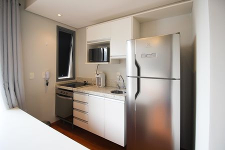 Studio para alugar com 35m², 1 quarto e 1 vaga Studio para alugar com 35m², 1 quarto e 1 vagaCozinha