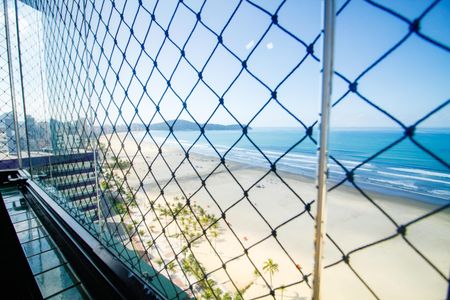 Varanda da Sala de apartamento para alugar com 3 quartos, 100m² em Guilhermina, Praia Grande