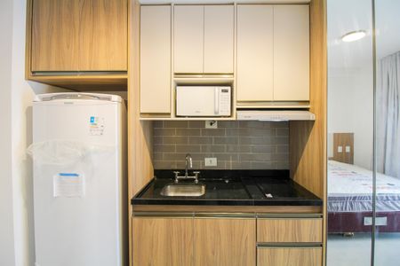 Studio para alugar com 24m², 1 quarto e sem vagaCozinha