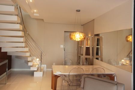 Sala de apartamento para alugar com 3 quartos, 160m² em Boqueirão, Santos
