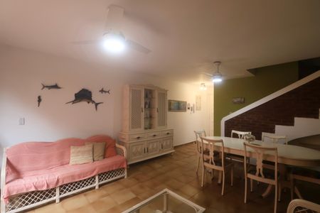 Sala de apartamento para alugar com 2 quartos, 110m² em Loteamento Joao Batista Juliao, Guarujá