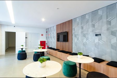 Área comum de kitnet/studio para alugar com 1 quarto, 18m² em Vila Clementino, São Paulo