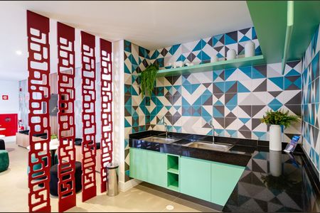 Área comum de kitnet/studio para alugar com 1 quarto, 18m² em Vila Clementino, São Paulo