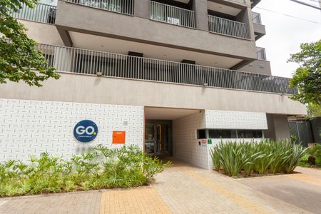 Studio para alugar com 24m², 1 quarto e sem vagaFachada e portaria