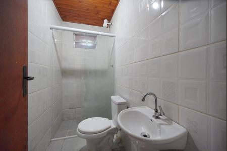 Banheiro Social de apartamento para alugar com 1 quarto, 25m² em Ingleses do Rio Vermelho, Florianópolis