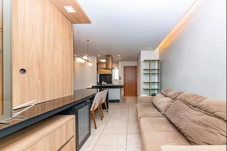 Sala de apartamento para alugar com 2 quartos, 65m² em Belvedere, Belo Horizonte