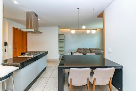 Sala de apartamento para alugar com 2 quartos, 65m² em Belvedere, Belo Horizonte