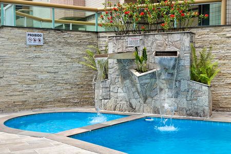 Área comum - Piscina de apartamento para alugar com 3 quartos, 117m² em Vila Tupi, Praia Grande