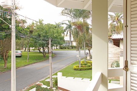 Casa de condomínio para alugar com 680m², 5 quartos e 5 vagasVista da Varanda da Suíte 3