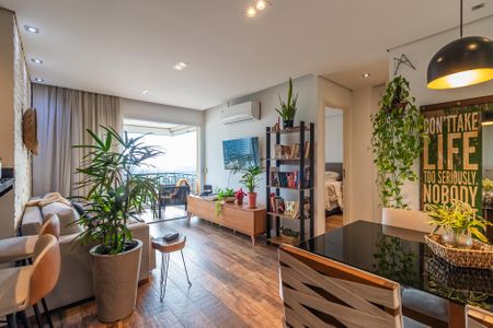 Sala de apartamento à venda com 1 quarto, 51m² em Alphaville Conde Ii, Barueri