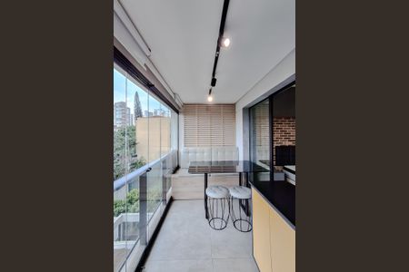 Studio à venda com 42m², 1 quarto e 1 vagaVaranda Sala