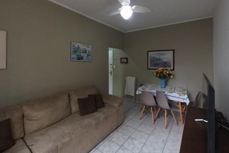 Sala de apartamento para alugar com 1 quarto, 45m² em José Menino, Santos