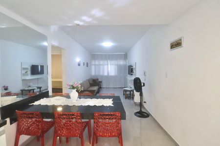 Sala de apartamento para alugar com 2 quartos, 70m² em Vila Alzira, Guarujá