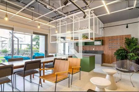 Studio para alugar com 27m², 1 quarto e sem vaga Studio para alugar com 27m², 1 quarto e sem vagaÁrea Comum - Espaço Gourmet