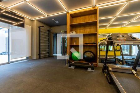 Studio para alugar com 27m², 1 quarto e sem vaga Studio para alugar com 27m², 1 quarto e sem vagaÁrea Comum - Academia