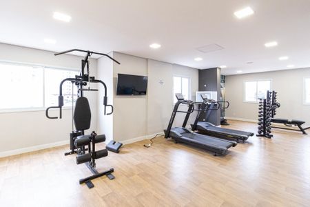 Apartamento à venda com 37m², 1 quarto e 1 vaga Apartamento à venda com 37m², 1 quarto e 1 vagaÁrea comum - Academia