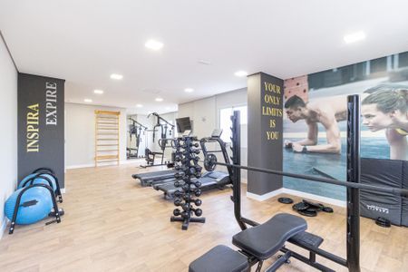Apartamento à venda com 37m², 1 quarto e 1 vaga Apartamento à venda com 37m², 1 quarto e 1 vagaÁrea comum - Academia