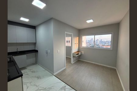 Sala/cozinha de apartamento para alugar com 2 quartos, 33m² em Vila Pierina, São Paulo